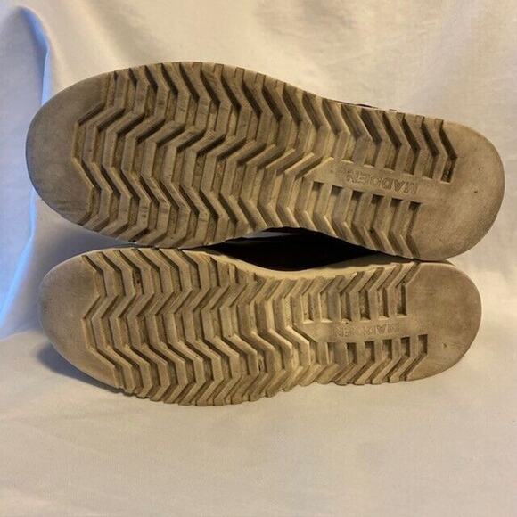 STEVE MADDEN Mens 7 Delwar Lace Up Brown Leather Ankle Boots Cognac Booties - Picture 6 of 7